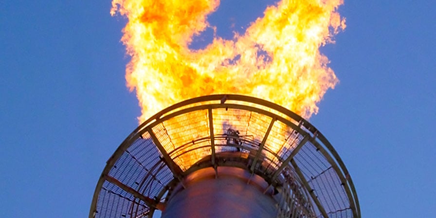Flaring di gas naturale liquido